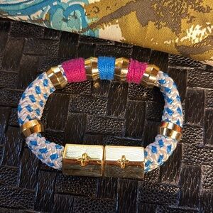 Holst + Lee Braided Bracelet with Gold Accents